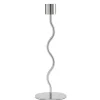 Clearance Curved Candleholder 23cm Stainless Steel Candlesticks & Candle Holders