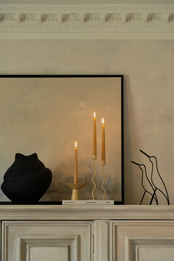 Store Curved Candlestick 23cm Peanut Candlesticks & Candle Holders