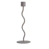 Best Sale Curved Candlestick 26cm Taupe Candlesticks & Candle Holders