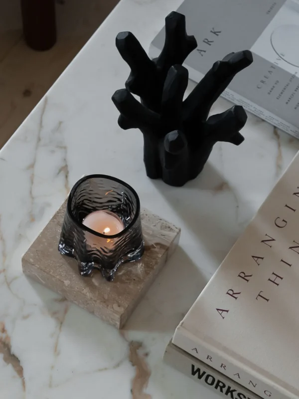 Discount Gry Tealight Smoke Candlesticks & Candle Holders