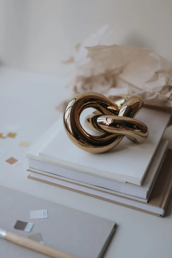 Best Sale Knot Table Light Gold Accessories