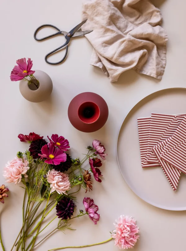 Cheap Napkin Broken Lines Berry Napkins