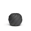 Shop Twist Ball vase 12cm Black Vases