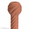 Best Sale Twist Pillar Vase 34cm Brick Red Vases