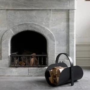 Sale Woody Basket Black Stained Oak Furniture