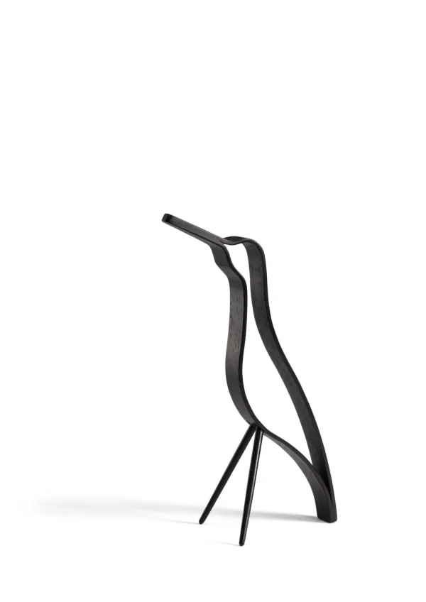 Outlet Woody Bird High 25cm Black Stained Oak Accessories