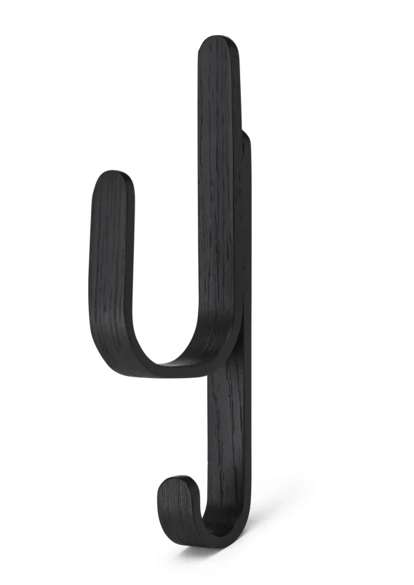 Best Woody Hook One Black Stained Oak Furniture