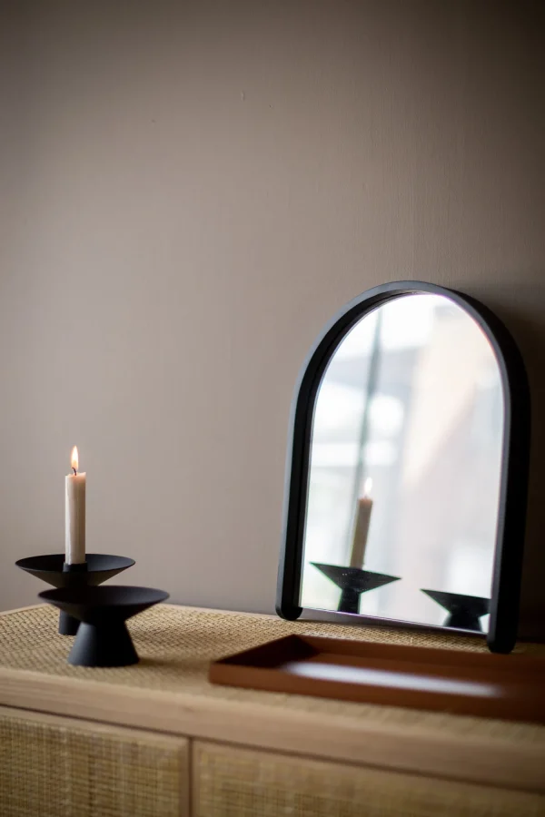 Clearance Woody Mirror Black Stained Oak Furniture